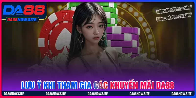 Lưu ý khi tham gia khuyến mãi DA88 bet thủ cần nắm